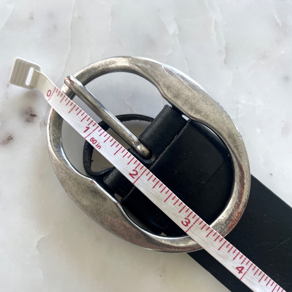 Isabel Marant Dara Black Leather Belt, Size M - Picture 13 of 17